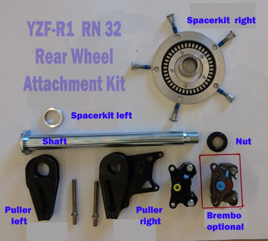 WSBK Rear Wheel attachment Kit